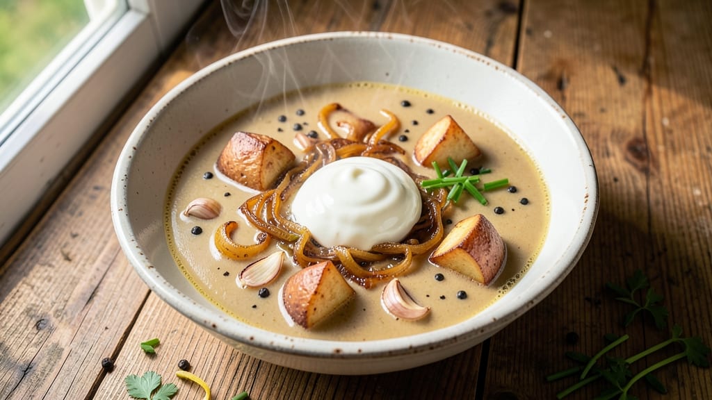 Beer Potato Soup Recipe: Malty Depth and Creamy Velvety Texture
