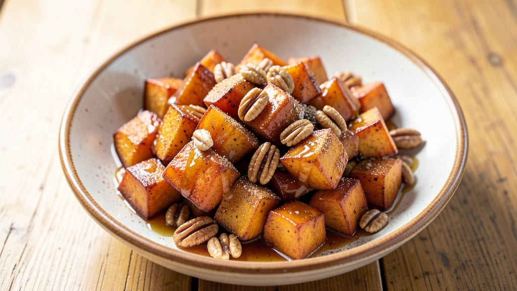 Sweet Potato Potluck Recipe: One-Pan Roast With Nutty Crunch