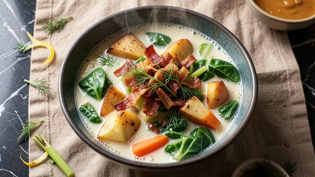 Bacon Cabbage and Potato Soup Recipe: Smoky Bacon Crunch With Hearty Root Depth