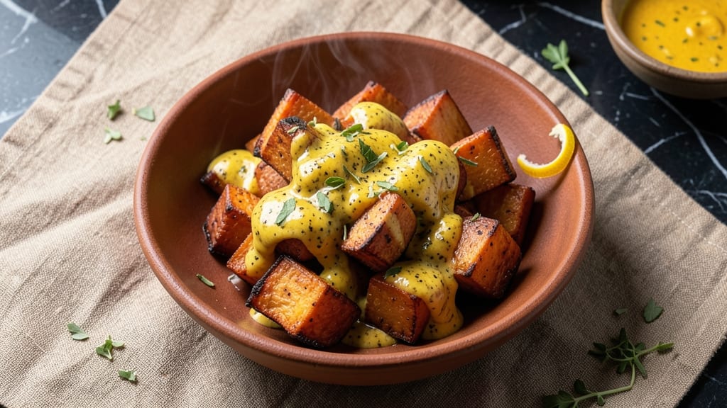 Tandoori Sweet Potato Recipe: Charred Edges and Smoky Yogurt Zing