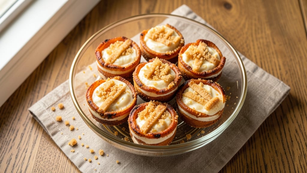 Sweet Potato Cheesecake Bites Recipe: Mini Dessert Bites With Spiced Crust