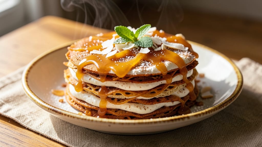 Sweet Potato Bebinca Recipe: Layered Coconut Custard Heaven With Crispy Celery Crown