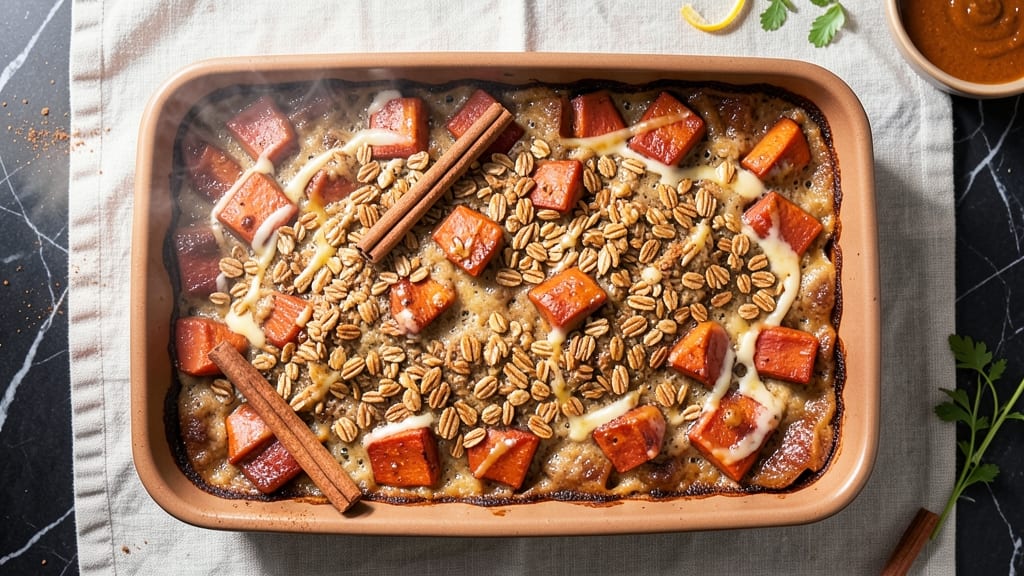 Sweet Potato Casserole Recipe With Oats: Crunchy Top Without Mayo Magic