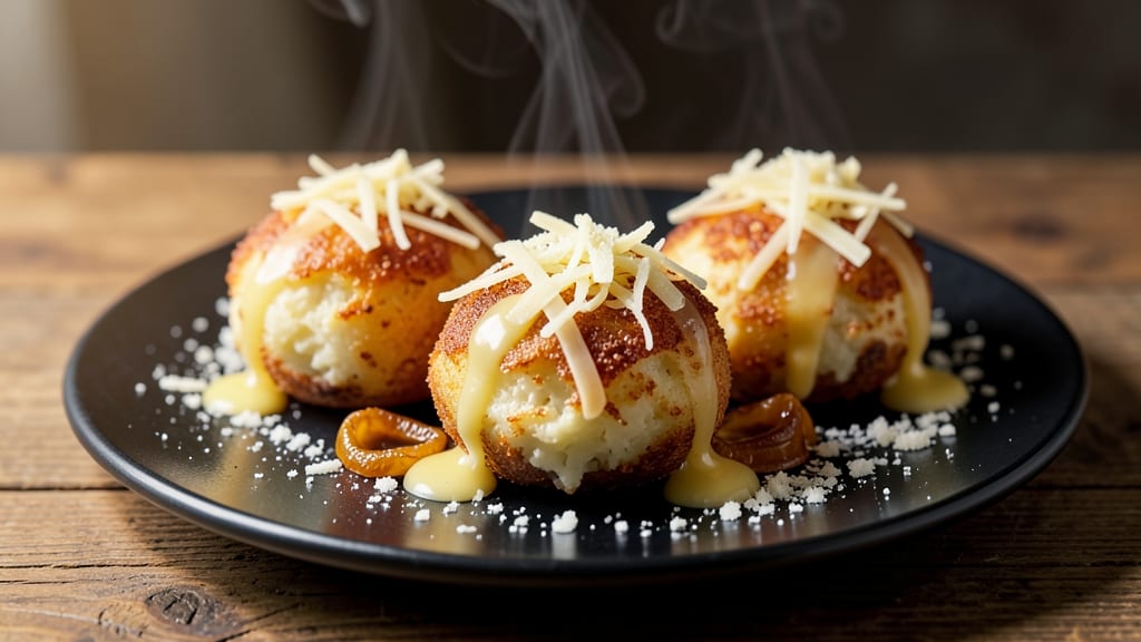 3 Cheese Mashed Potato Balls Recipe: Crispy-Edged, Gooey-Centered Bites