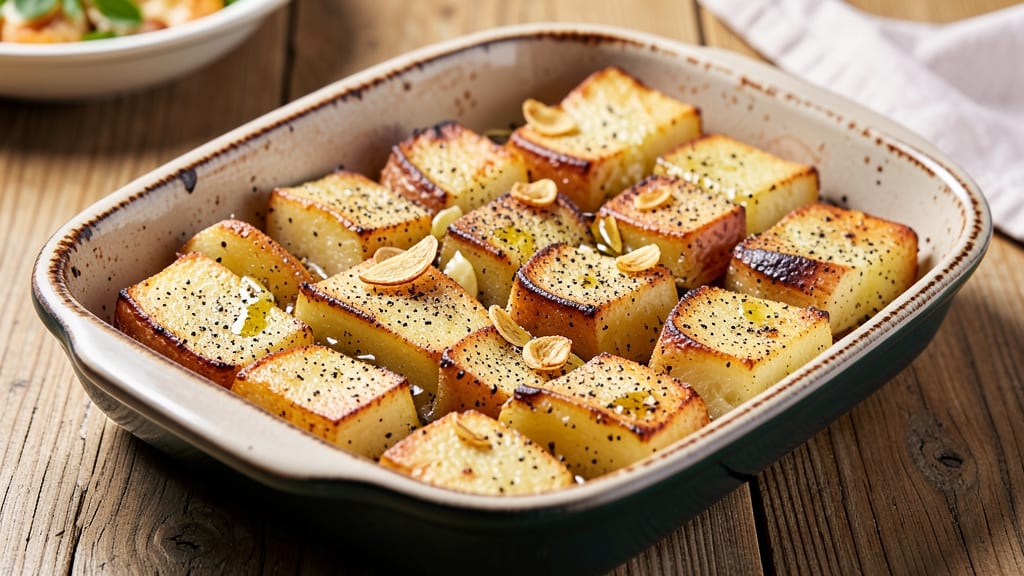 Baked Potato Squares Recipe: One-Pan Crispy Edges, Creamy Centers