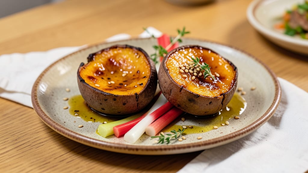 Ben Yagi Sweet Potato Recipe: Crispy Celery Crown Over Smoky Paprika Roast