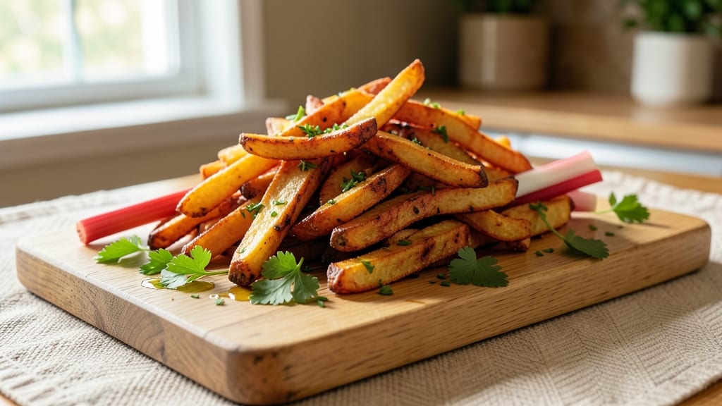 Sweet Potato Fries for Dogs Recipe: Crunchy Celery-Topped Canine Crunch