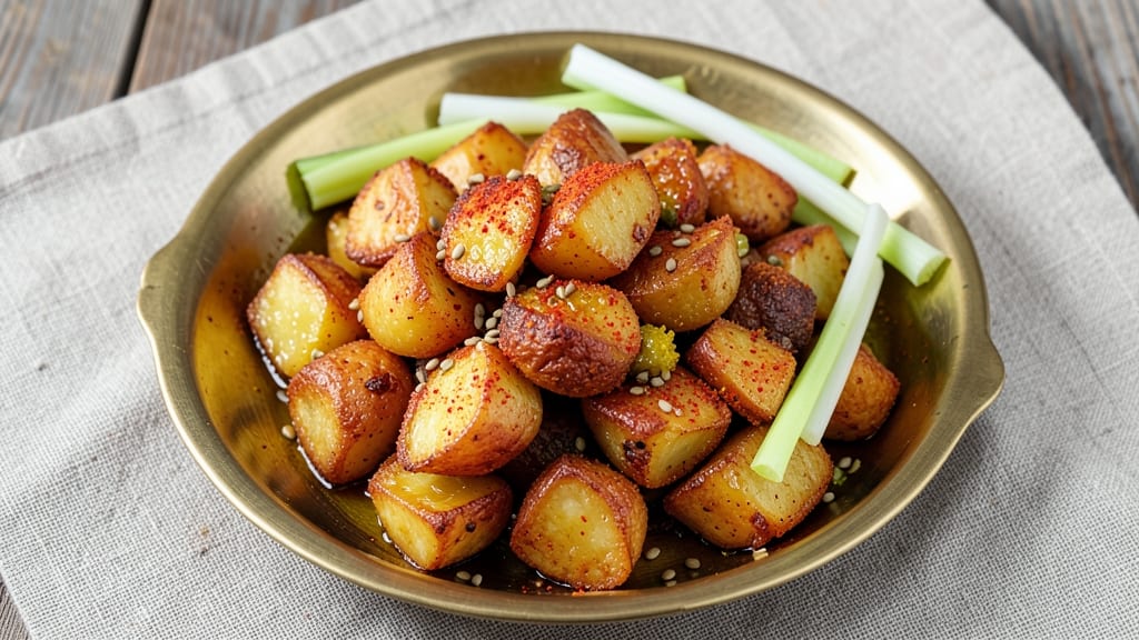 Bengali Potato Recipe: Mustard Oil Spiced Crunch With Celery Crown