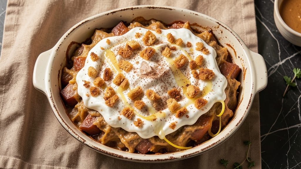 Twice-Baked Sweet Potato Casserole Recipe: Nutmeg-Infused Creaminess With Crispy Celery Crown