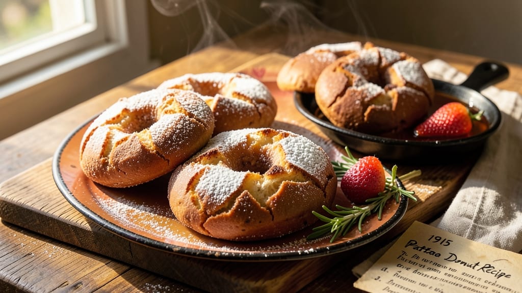 1915 Potato Donut Recipe: Old-Fashioned Crunch With Warm Cinnamon Sugar