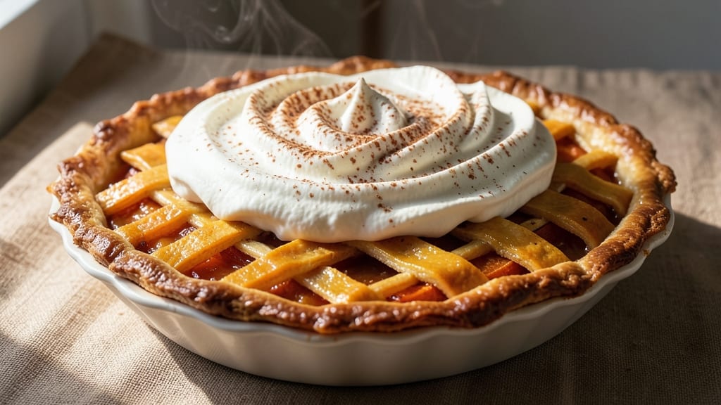 Sweet Potato Pie Recipe I Heart Recipes: Nutmeg-Infused Custard With Crispy Celery Crown