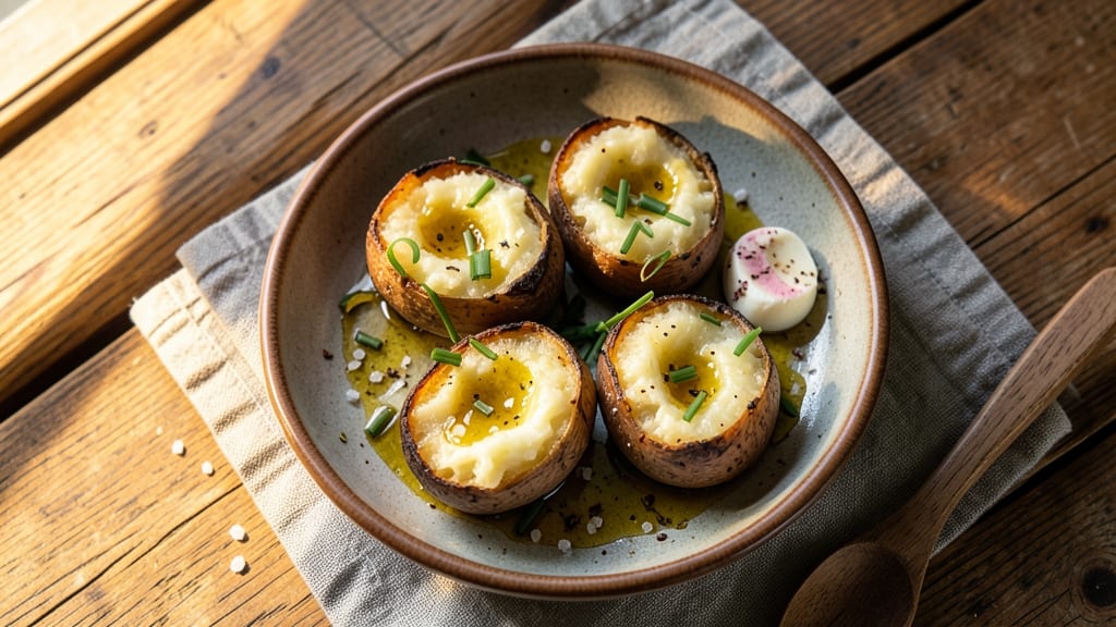 Baked Potato Recipe with Olive Oil and Sea Salt: Golden Crust, Fluffy Heart Magic