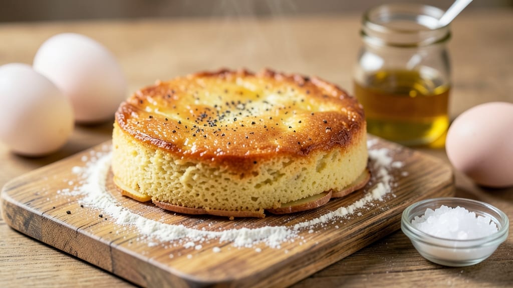 Basic Potato Cake Recipe: Crispy Celery Crown Over Cheesy Herb Swirl