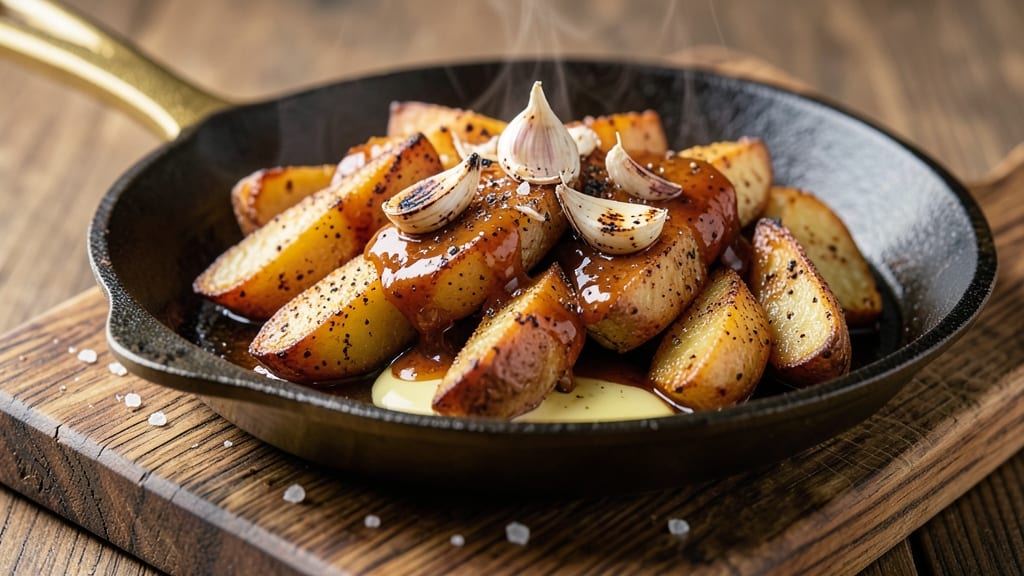 Barbeque Nation Potato Recipe: Crispy Celery Crown Over Smoky Garlic Butter Bliss
