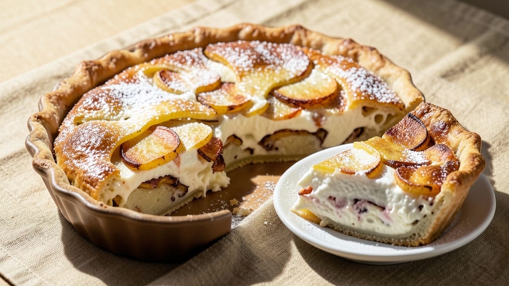 Sliced Potato Pie Recipe: Golden Crust, Creamy Spiced Filling