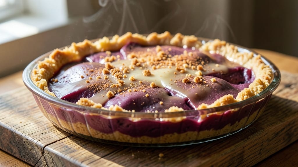 Stokes Purple Sweet Potato Pie Recipe: Nutmeg-Kissed Crust and Spiced Filling Harmony