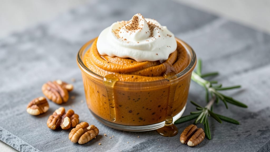 Sweet Potato Curd Recipe: Nutmeg-Kissed Creaminess With Crispy Celery Crown