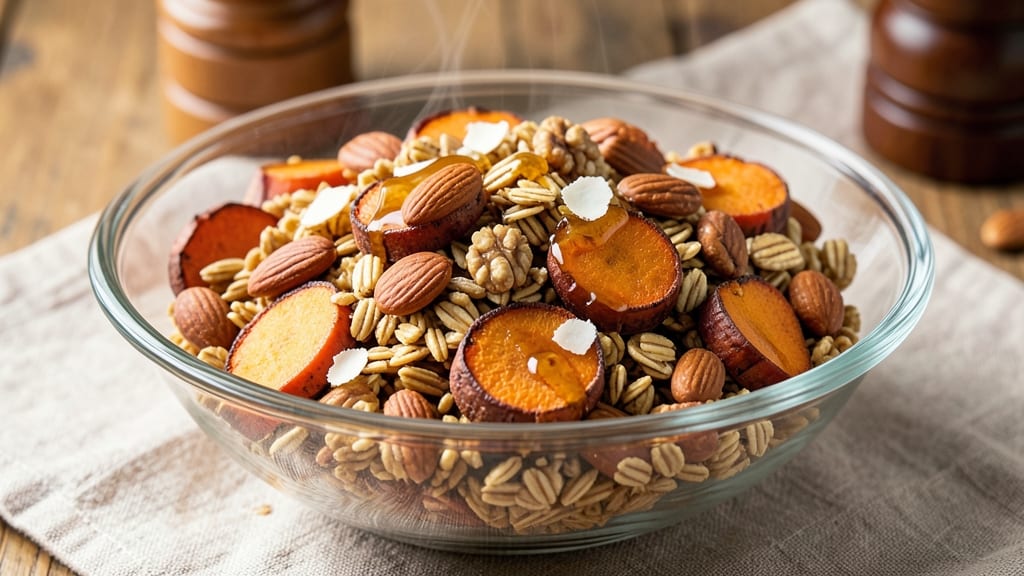 Sweet Potato Granola Recipe: Crunchy Clusters With Spiced Nuts and Seeds