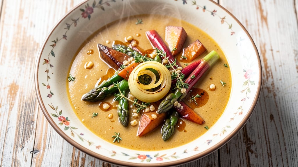 Asparagus and Sweet Potato Soup Recipe: Earthy Sweetness With Silky Smoothness