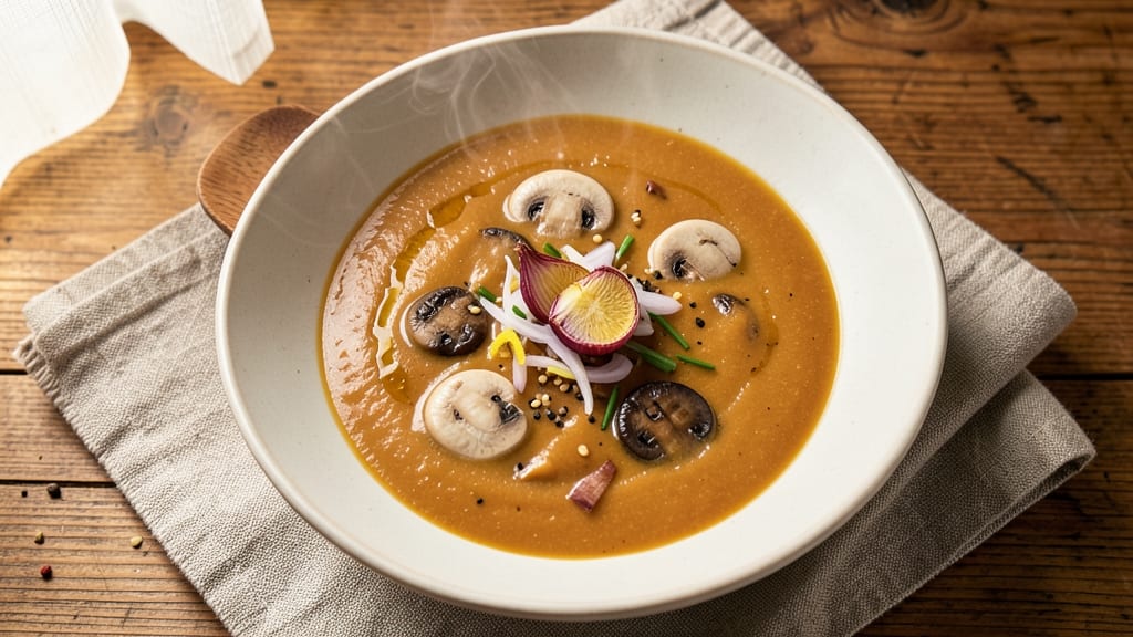Sweet Potato Mushroom Soup Recipe: Earthy Umami Depth With Velvety Texture