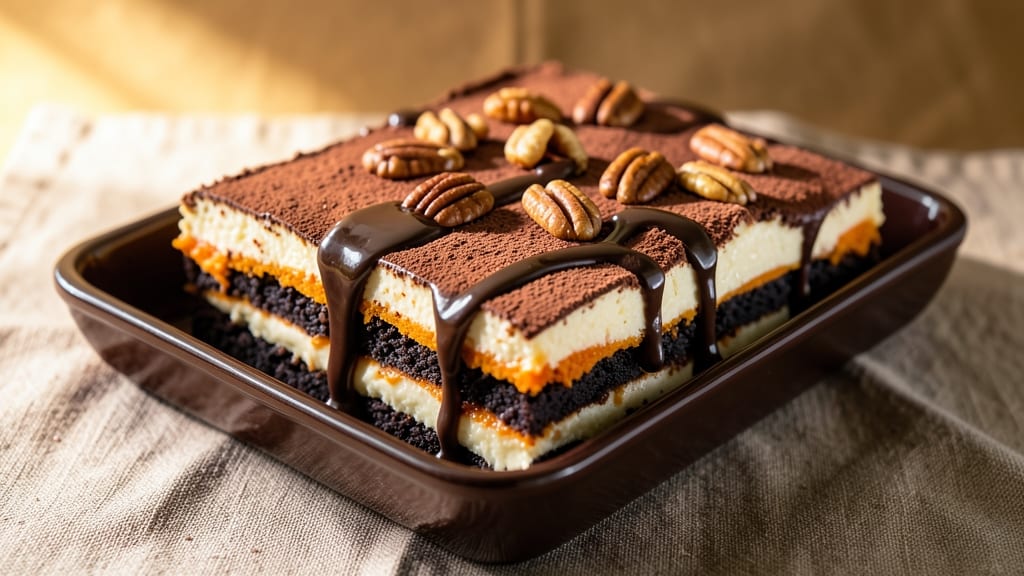 Sweet Potato Cheesecake Brownies Recipe: Fudgy Layers With Cheesecake Twist