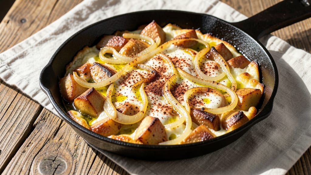Spanish Egg and Potato Frittata Recipe: Crispy Edges, Fluffy Centers, One-Pan Magic