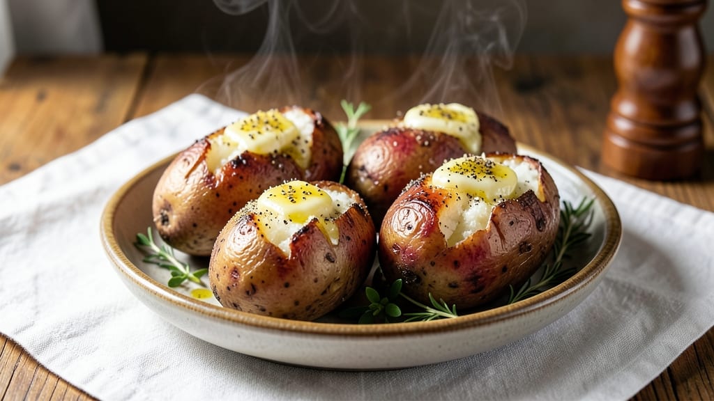 Baked Potato Recipe Temperature: 425°F Secret for Crispy Skin and Fluffy Heart
