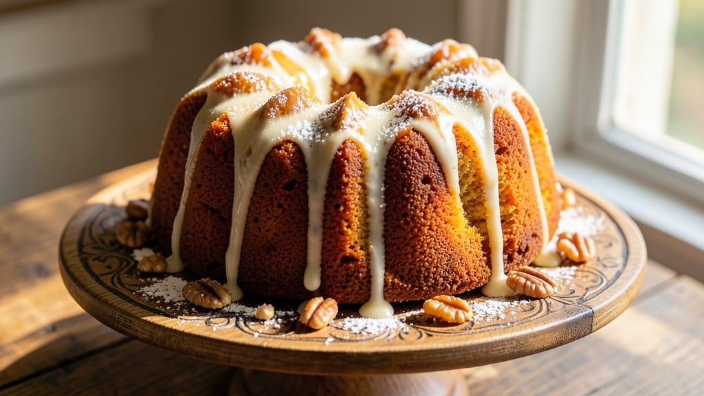 Sweet Potato Bundt Cake Recipe With Sour Cream: Moist Spice-Infused Layers With Buttery Crunch