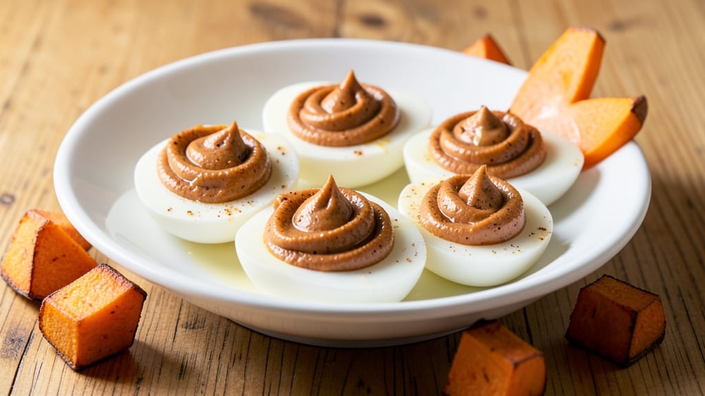 Sweet Potato Deviled Eggs Recipe: Spiced Roast and Creamy Yolk Harmony