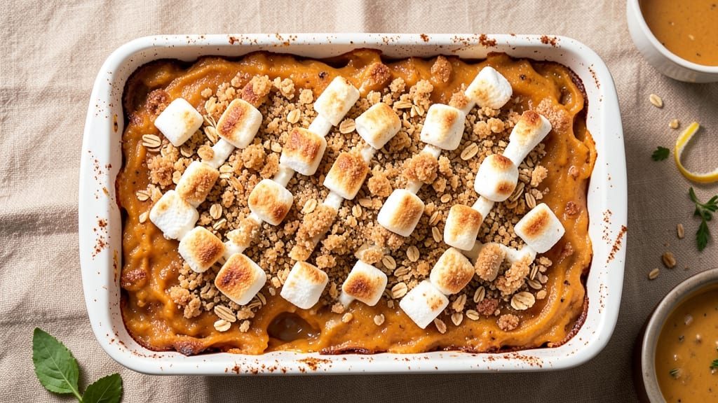 Sweet Potato Casserole Recipe With Streusel And Marshmallows: Caramelized Topping Magic