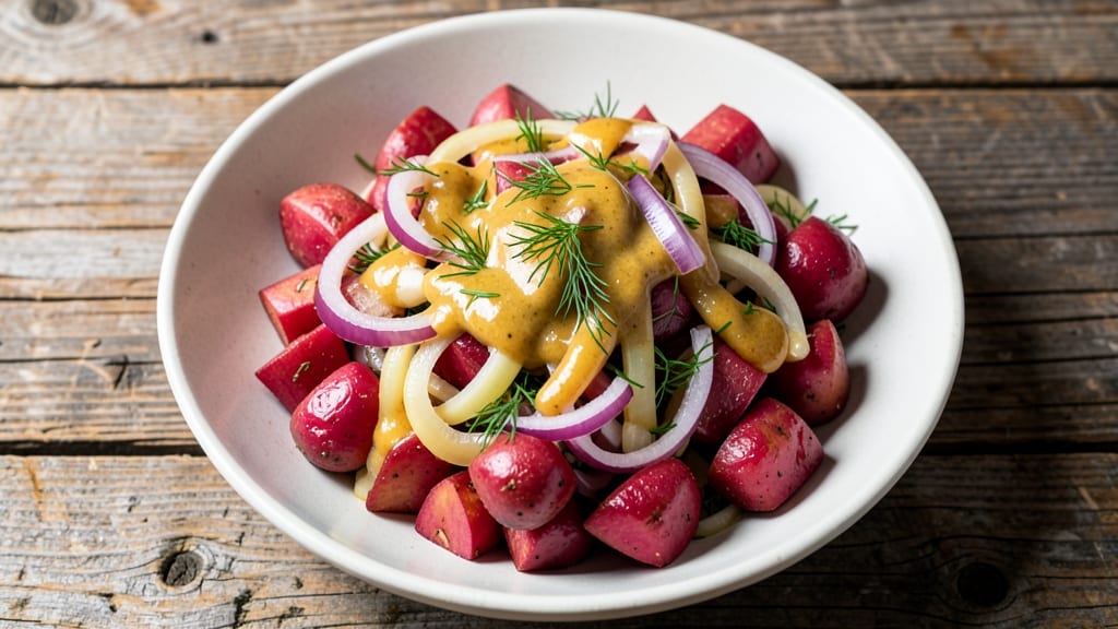 Amish German Potato Salad Recipe: Mustard-Vinegar Crunch Without Mayo