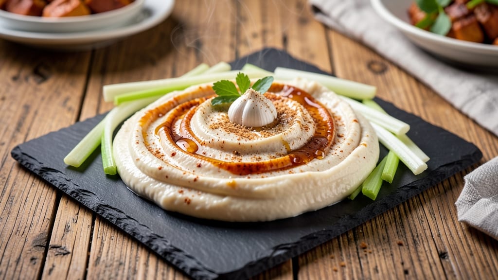 Sweet Potato Spread Recipe: Nutmeg-Spiced Creaminess With Celery Crunch