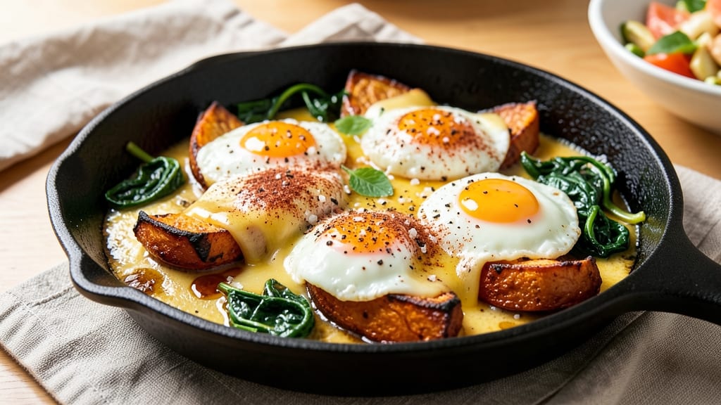 Sweet Potato Breakfast Skillet Recipe: Crispy Edges and Fluffy Centers in One Pan