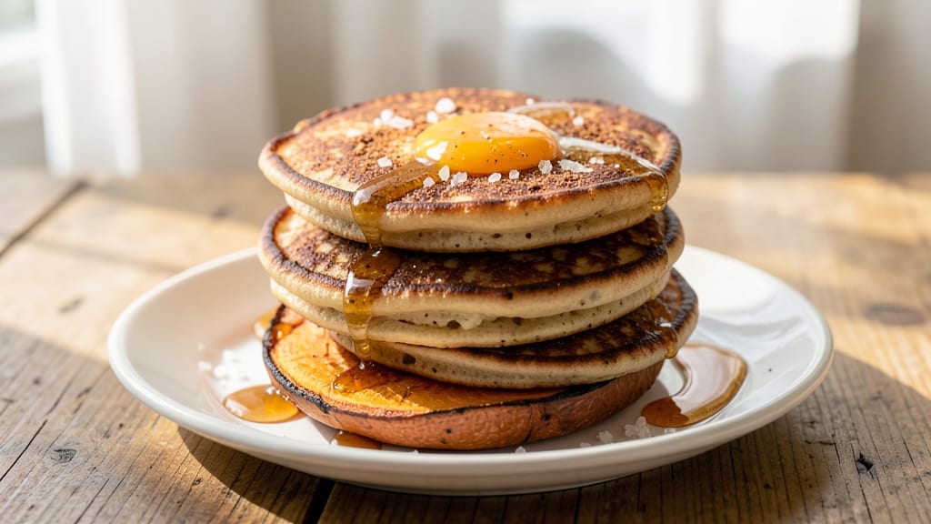 Sweet Potato And Egg Pancake Recipe: Fluffy Breakfast Stacks With Spiced Sweetness