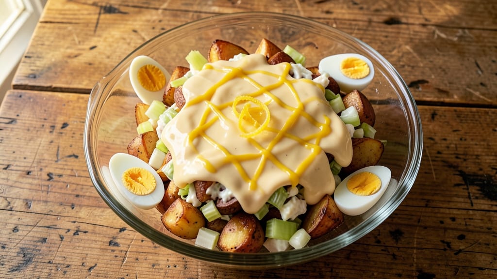 Hellmann's Classic Potato Salad Recipe With Mayonnaise: Velvety Creamy Texture With Crisp Celery Bites