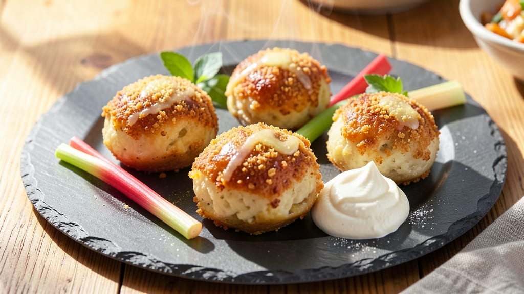Baked Mashed Potato Balls Recipe: Celery Crown Crunch Without Mayo