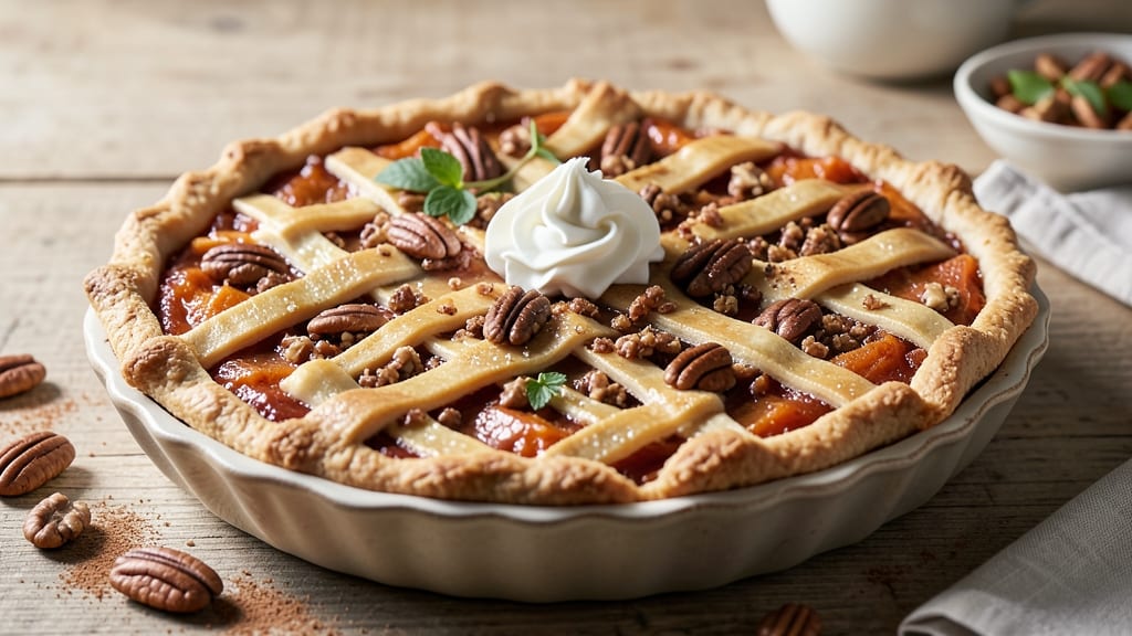 Sweet Potato Praline Pie Recipe: Nutty Caramel Crust Meets Spiced Custard Bliss